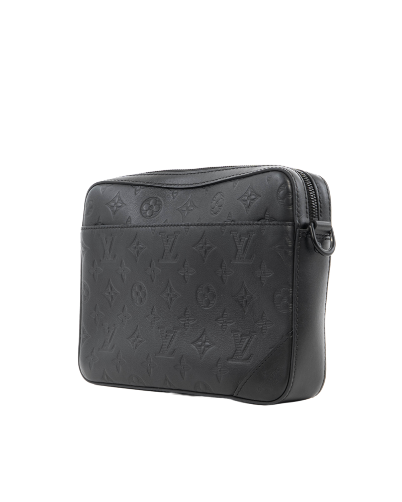 LV DUO MESSENGER BLACK GIANT MONOGRAM CALF BHW TJ0261 6274