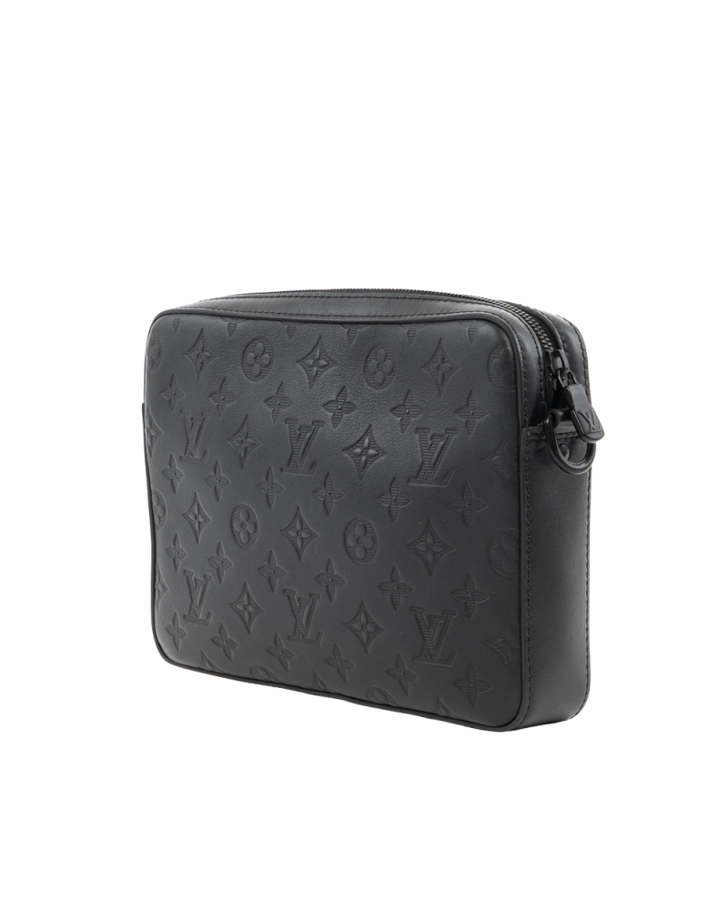 LV DUO MESSENGER BLACK GIANT MONOGRAM CALF BHW TJ0261 6275