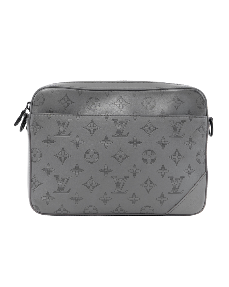 LV DUO MESSENGER GRAY MONOGRAM CANVAS BHW MICROCHIP 0040