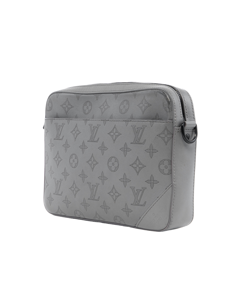 LV DUO MESSENGER GRAY MONOGRAM CANVAS BHW MICROCHIP 0041