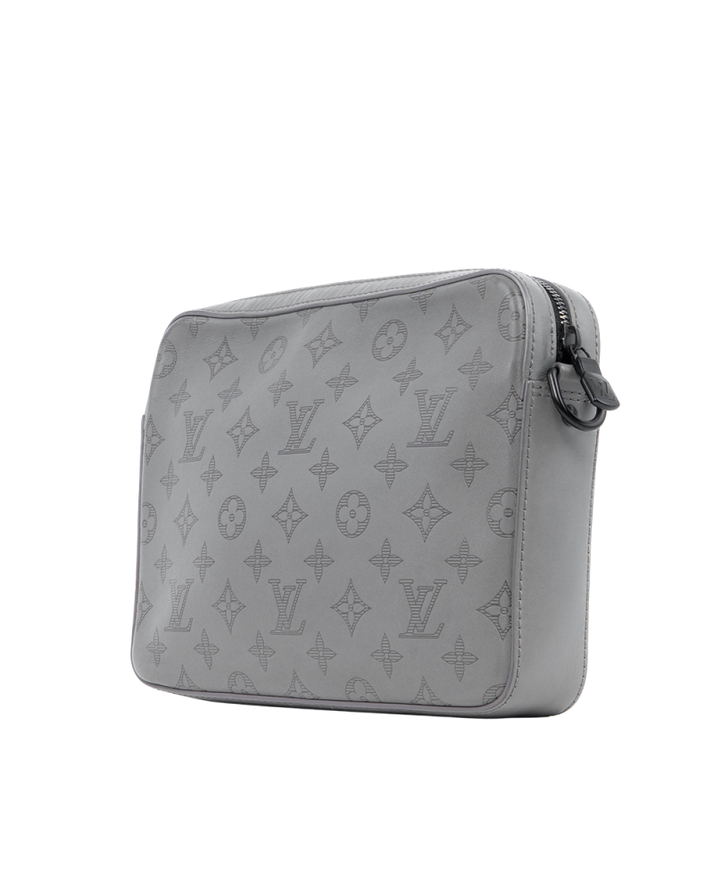 LV DUO MESSENGER GRAY MONOGRAM CANVAS BHW MICROCHIP 0042