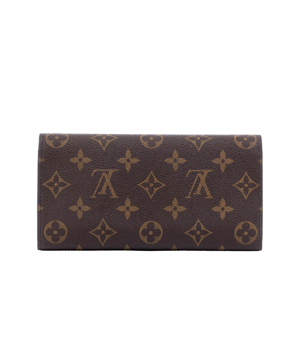 LV EMILIE WALLET LONG BROWN PINK MONOGRAM CANVAS GHW VM2260 03909