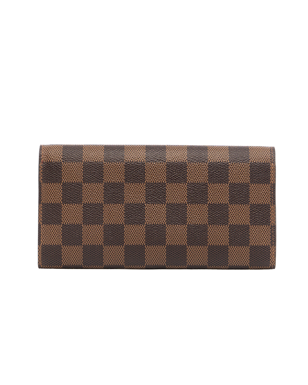 LV EMILIE WALLET LONG BROWN RED DAMIER CANVAS GHW CA1109 0435