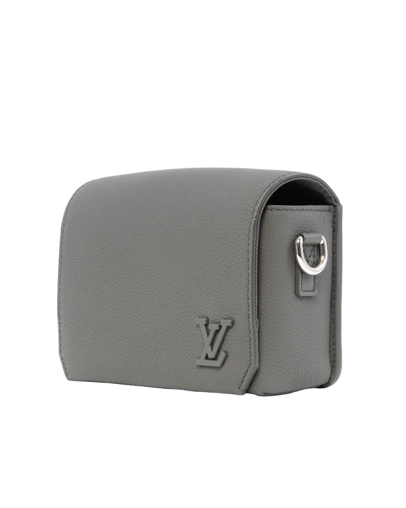LV FASTLINE WEARABLE WALLET GREY CALF SHW MICROCHIP 4893