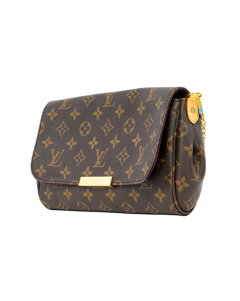 LV FAVORITE MM BROWN MONOGRAM CANVAS GHW SA4124 0149