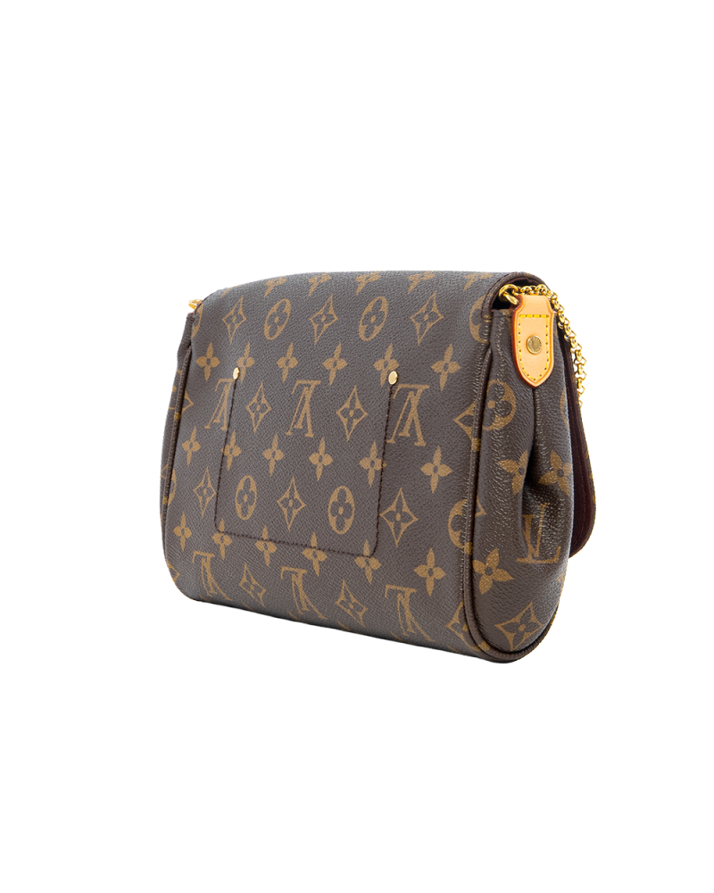 LV FAVORITE MM BROWN MONOGRAM CANVAS GHW SA4124 0150