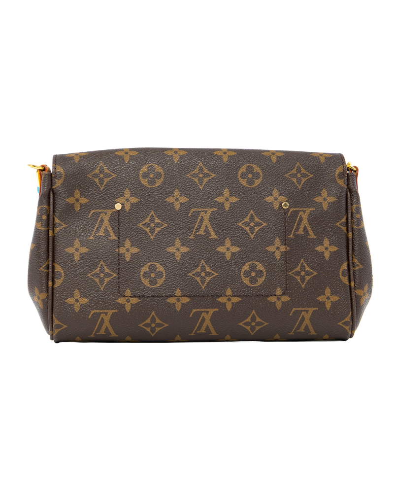 LV FAVORITE MM BROWN MONOGRAM CANVAS GHW SA4124 0151