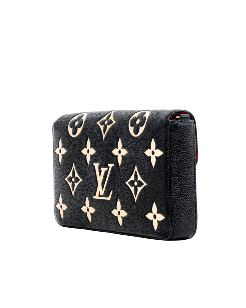 LV FELICIE BLACK BEIGE GIANT MONOGRAM CALF GHW MICROCHIP 03952