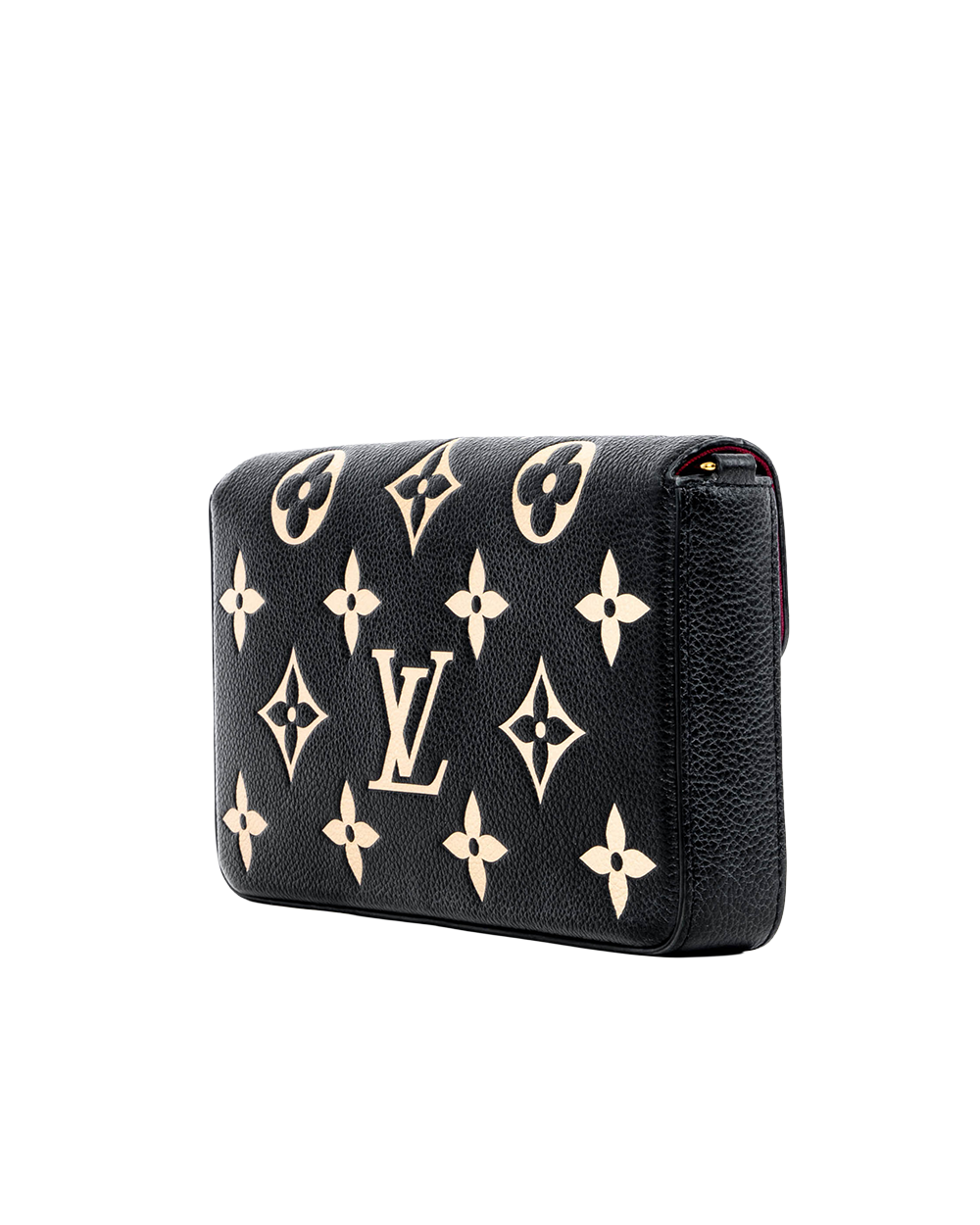 LV FELICIE BLACK BEIGE GIANT MONOGRAM CALF GHW MICROCHIP 03952