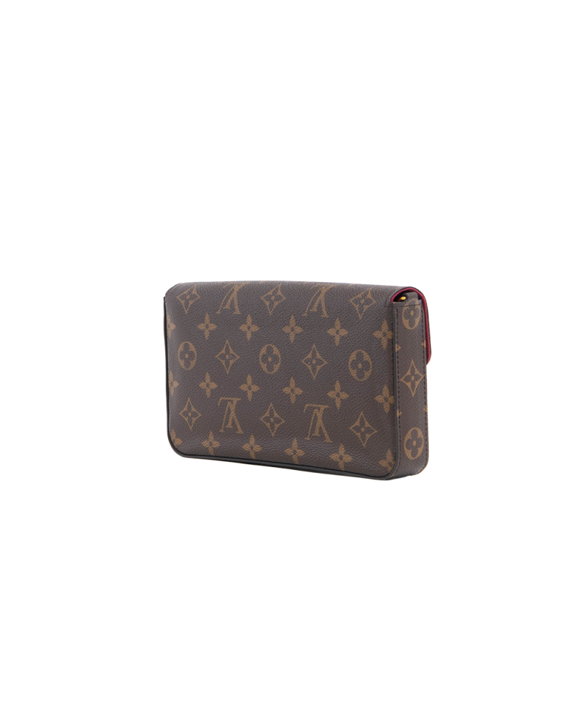 LV FELICIE BROWN RED MONOGRAM CANVAS GHW CA1114 5547