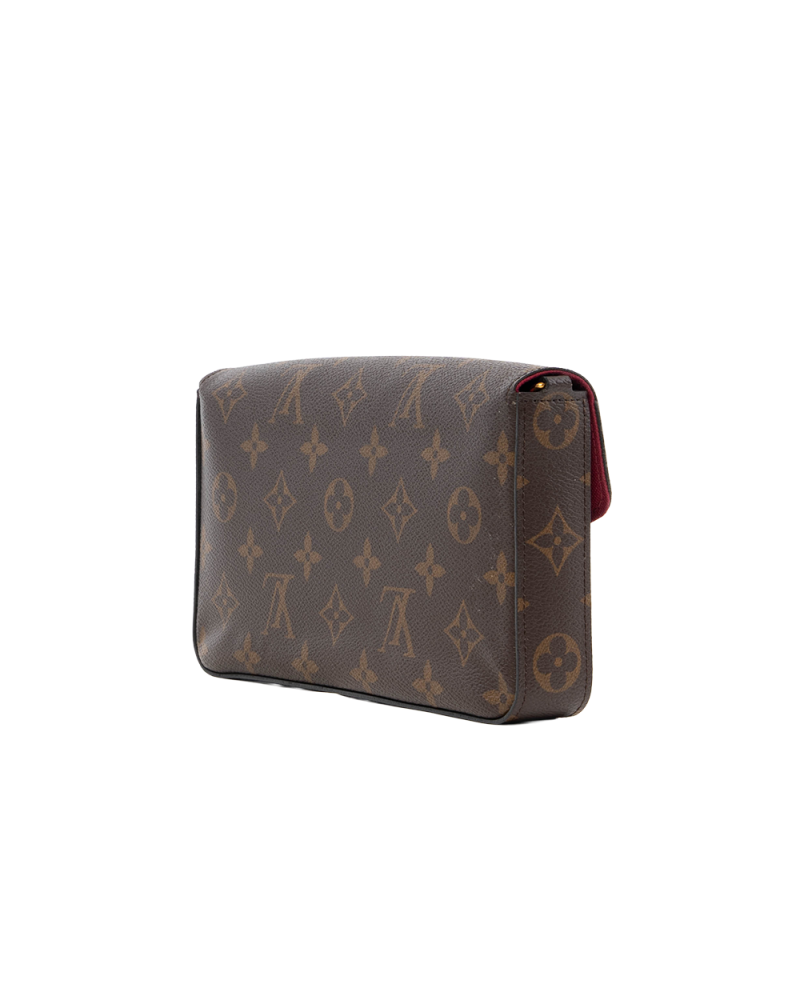 LV FELICIE BROWN RED MONOGRAM CANVAS GHW CA4119 7988