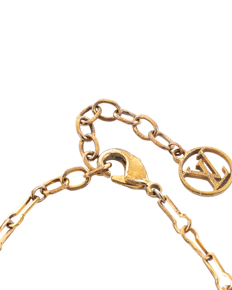 LV FOREVER YOUNG BRACELET GOLD MONOGRAM FLOWERS GHW 5539