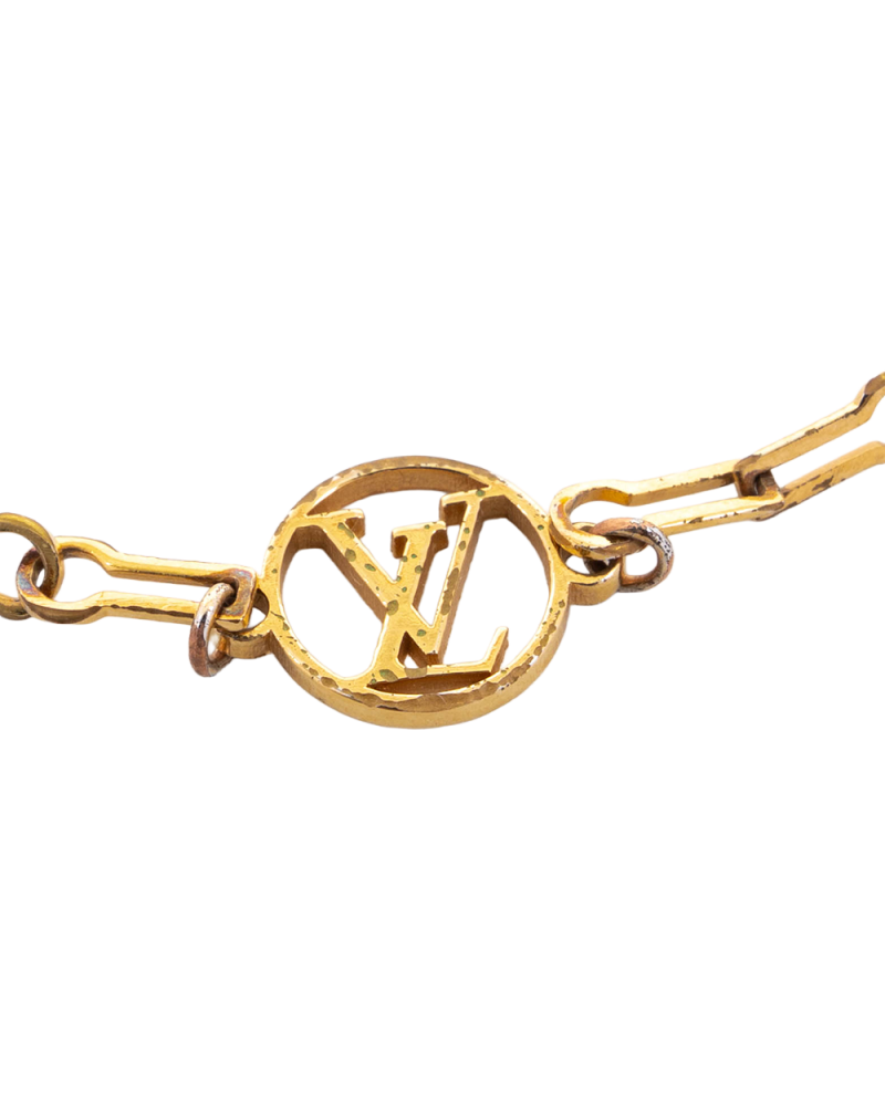 LV FOREVER YOUNG BRACELET GOLD MONOGRAM FLOWERS GHW 5543