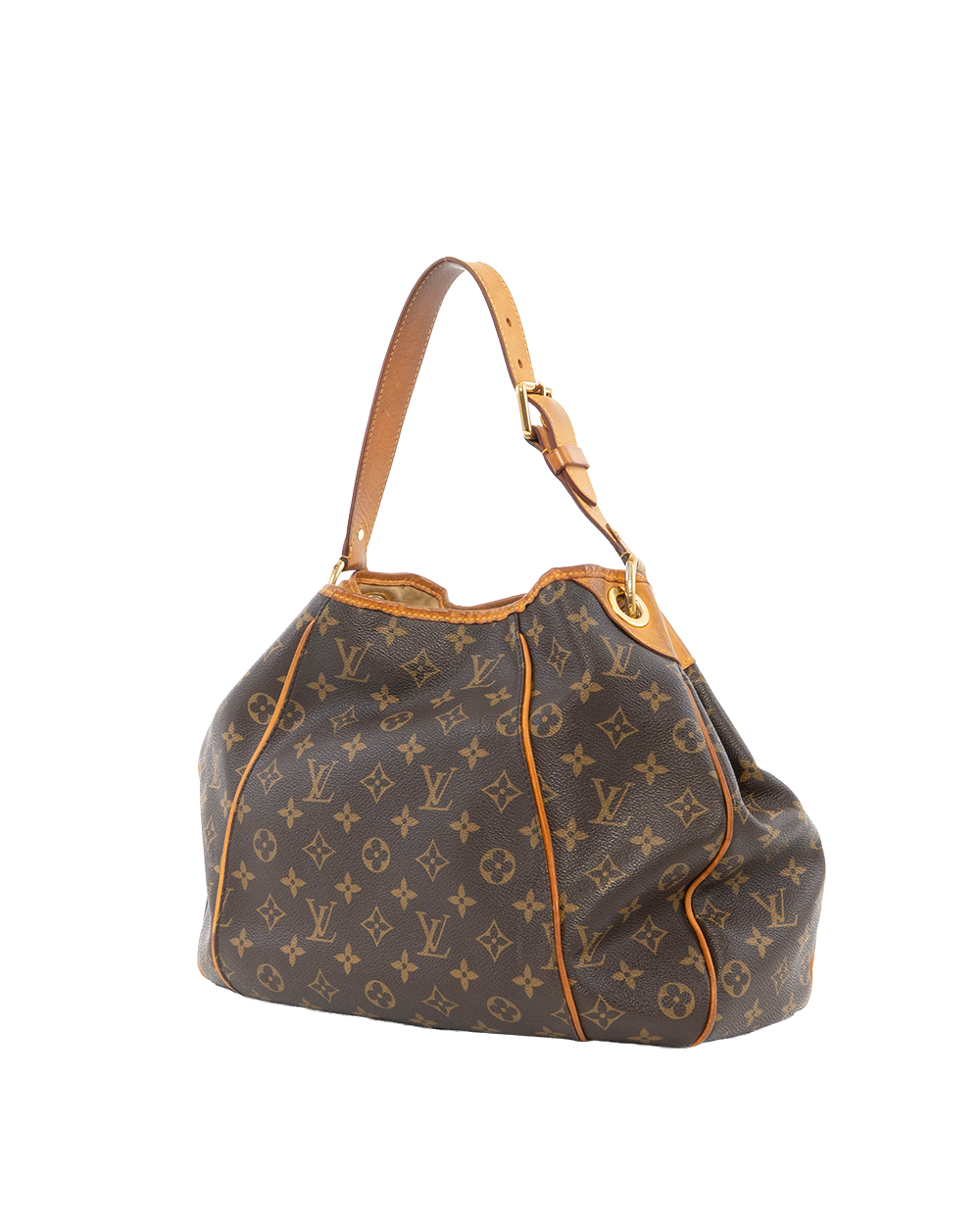 LV GALLIERA PM BROWN MONOGRAM CANVAS GHW FL2068 3014