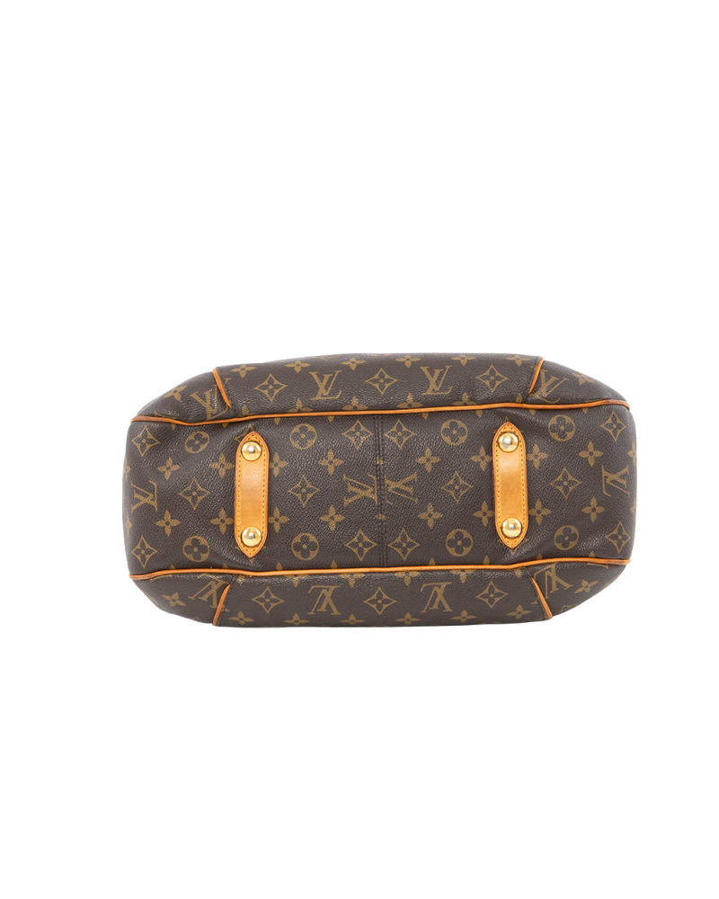 LV GALLIERA PM BROWN MONOGRAM CANVAS GHW FL2068 3021