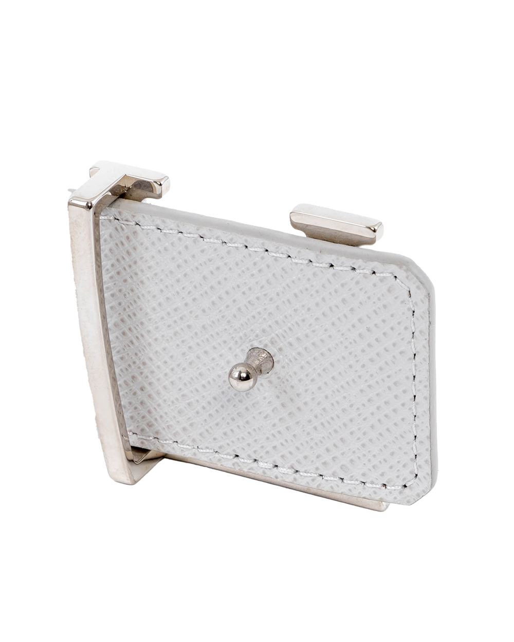 LV INITIALES BELT 110 WHITE MONOGRAM CANVAS SHW M0158 01447
