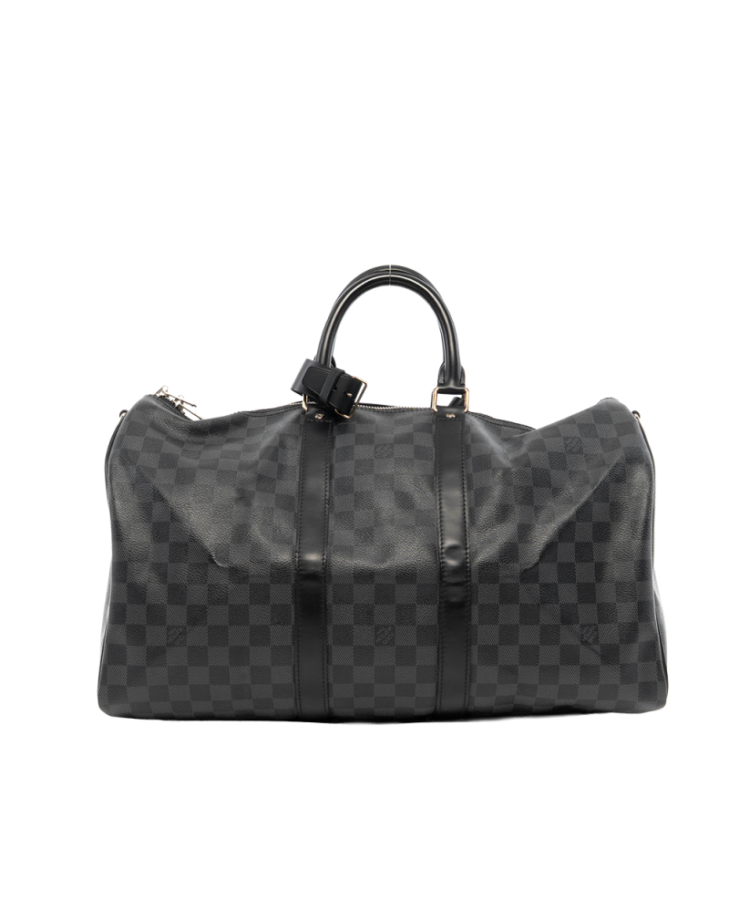 LV KEEP ALL 45 GRAPHITE DAMIER CANVAS SHW MB2174 7825