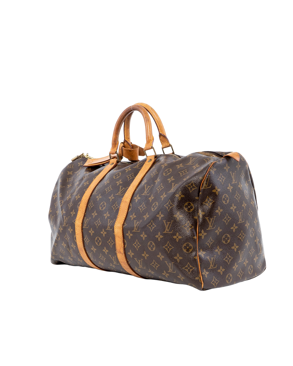 LV KEEP ALL 55 BROWN MONOGRAM CANVAS GHW SP0975 02208
