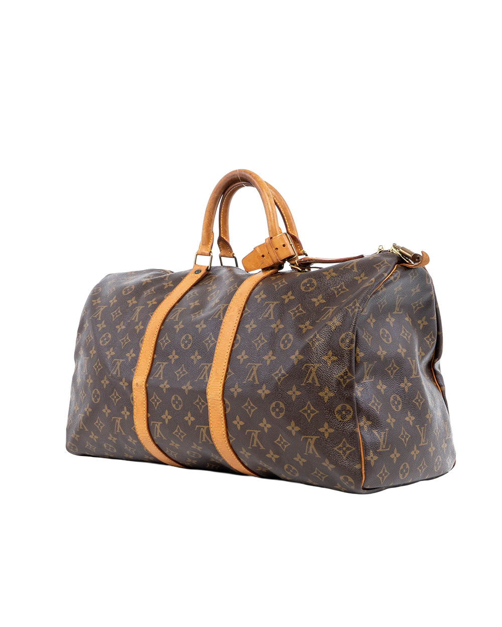 LV KEEP ALL 55 BROWN MONOGRAM CANVAS GHW SP0975 02209