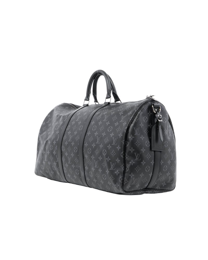 LV KEEP ALL ECLIPSE MONOGRAM CANVAS SHW MICROCHIP 0051