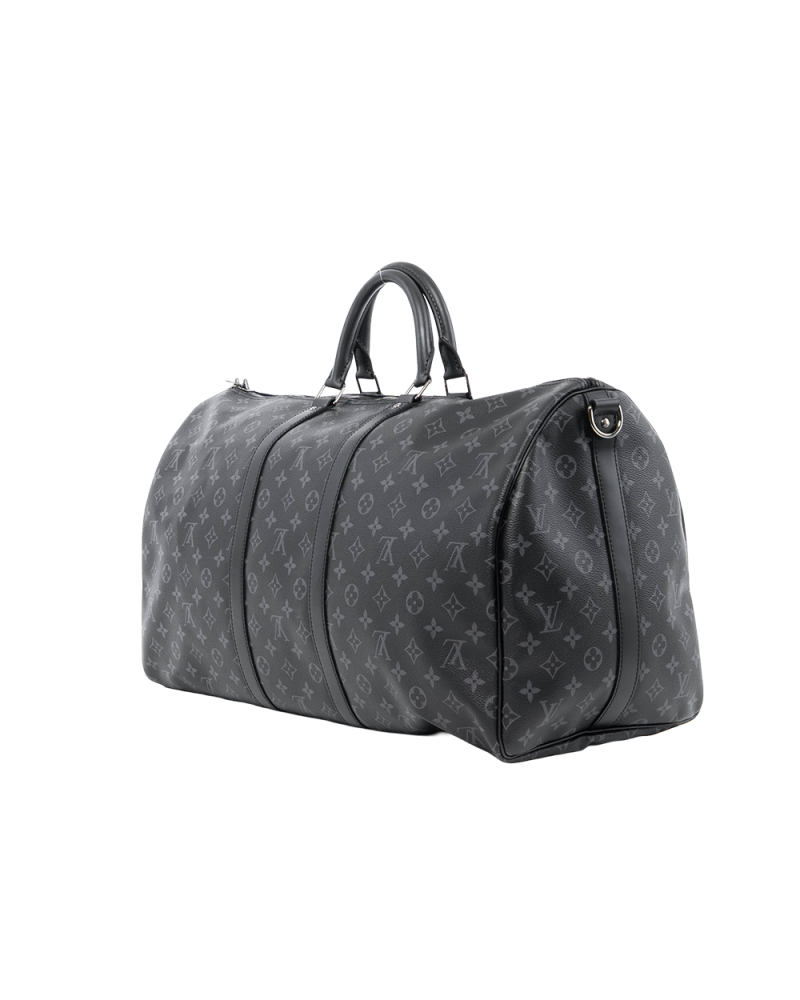 LV KEEP ALL ECLIPSE MONOGRAM CANVAS SHW MICROCHIP 0052