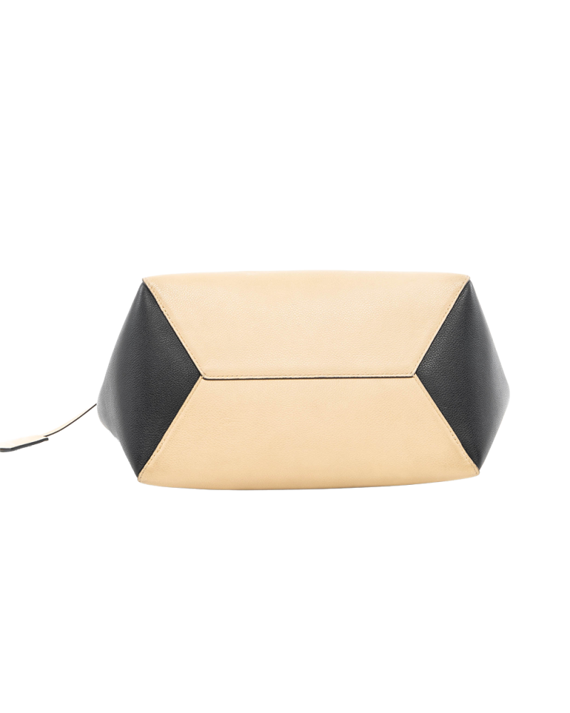 LV LOCKME CABAS MM BEIGE BLACK CALF SHW 6989