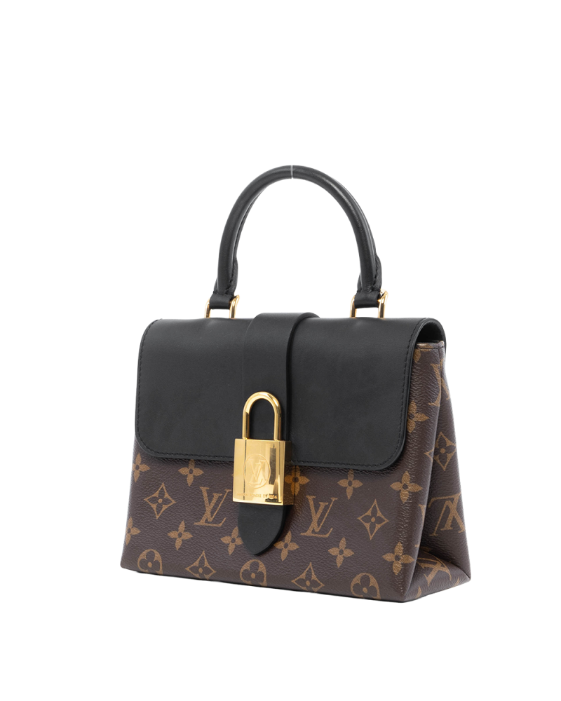 LV LOCKY BB BROWN BLACK MONOGRAM CANVAS GHW AA4250 3120