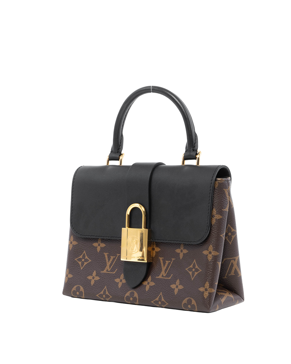 LV LOCKY BB BROWN BLACK MONOGRAM CANVAS GHW AA4250 3120
