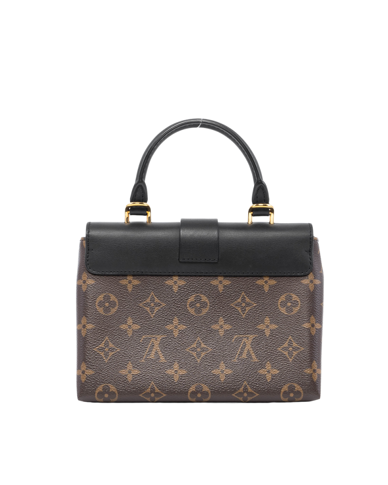 LV LOCKY BB BROWN BLACK MONOGRAM CANVAS GHW AA4250 3122