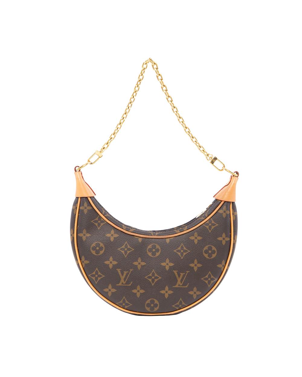 LV LOOP BROWN MONOGRAM CANVAS GHW MICROCHIP 0200