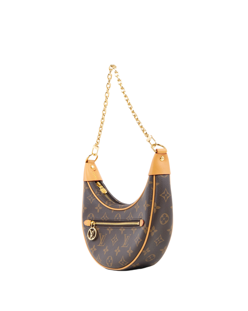 LV LOOP BROWN MONOGRAM CANVAS GHW MICROCHIP 5359