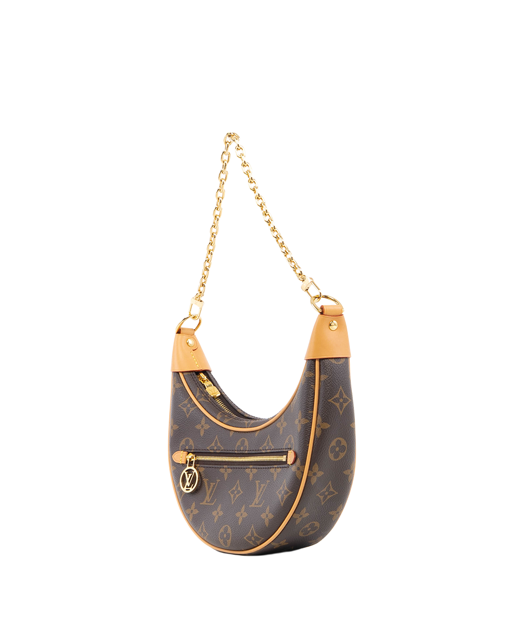 LV LOOP BROWN MONOGRAM CANVAS GHW MICROCHIP 5359
