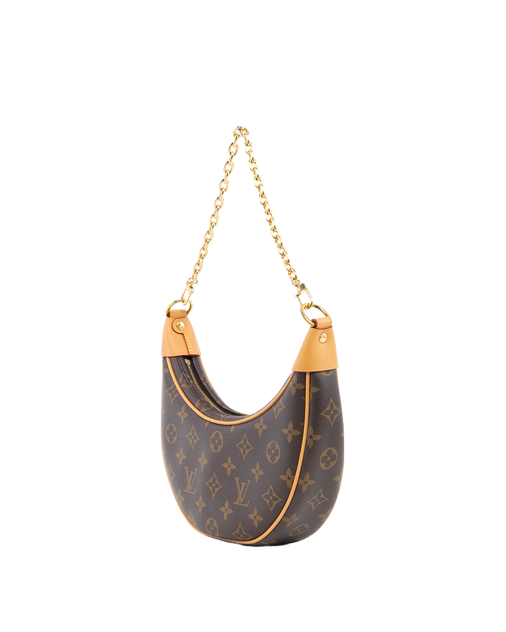 LV LOOP BROWN MONOGRAM CANVAS GHW MICROCHIP 5360