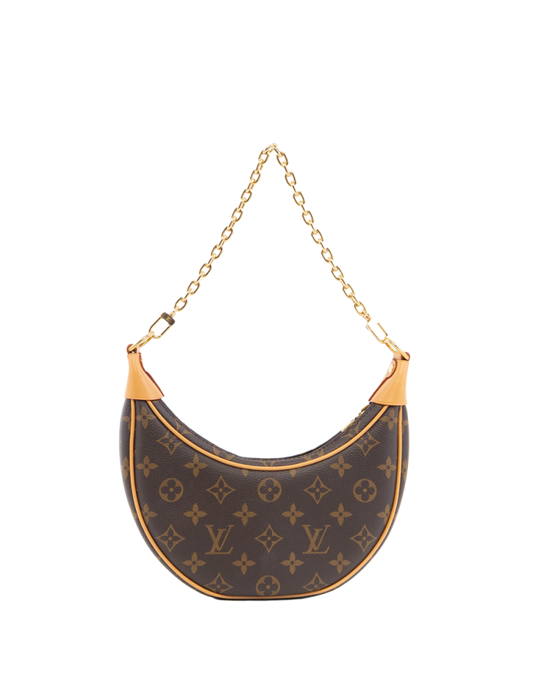LV LOOP BROWN MONOGRAM CANVAS GHW MICROCHIP 5361