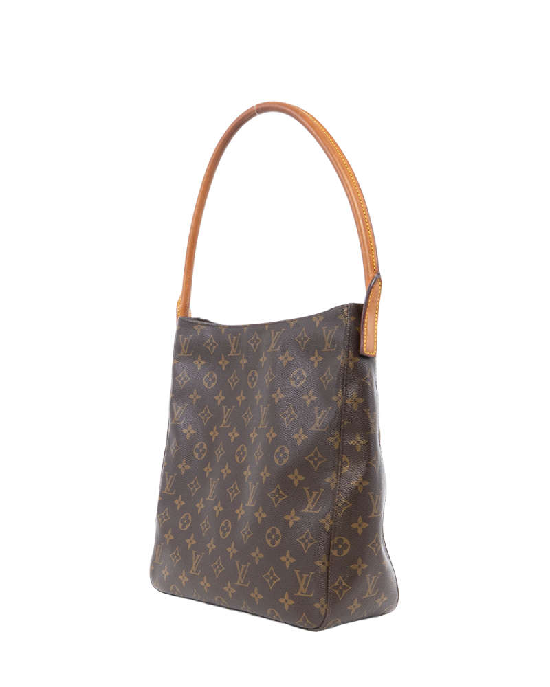 LV LOOPING GM BROWN MONOGRAM CANVAS GHW 0512