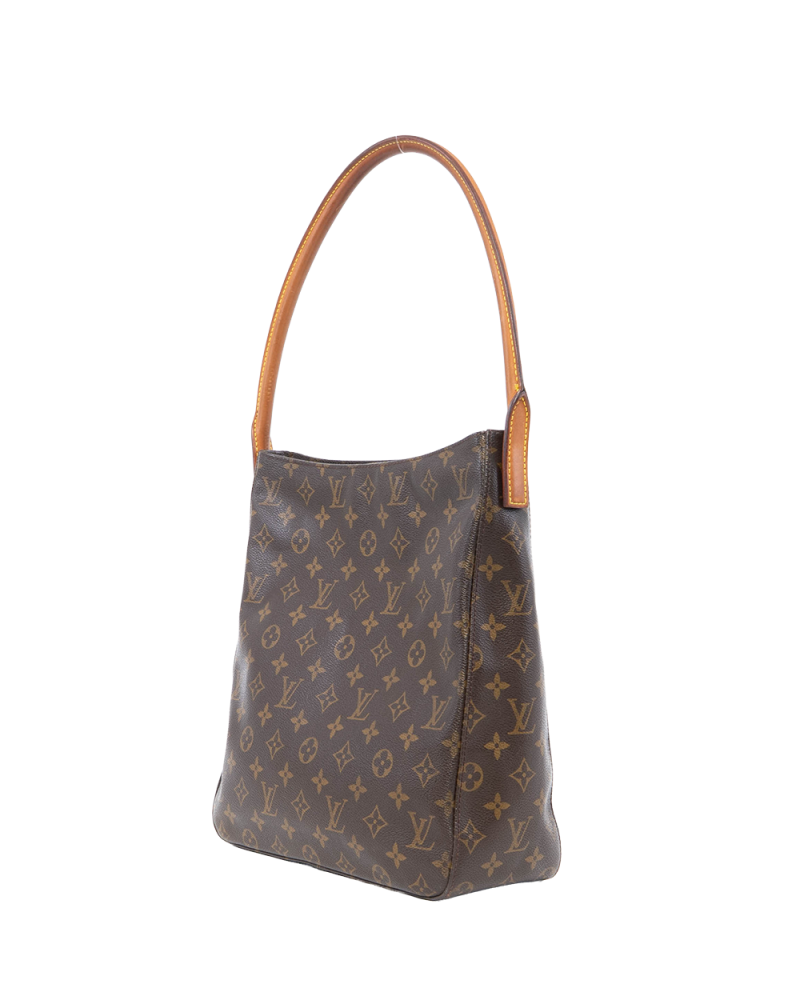 LV LOOPING GM BROWN MONOGRAM CANVAS GHW 0513