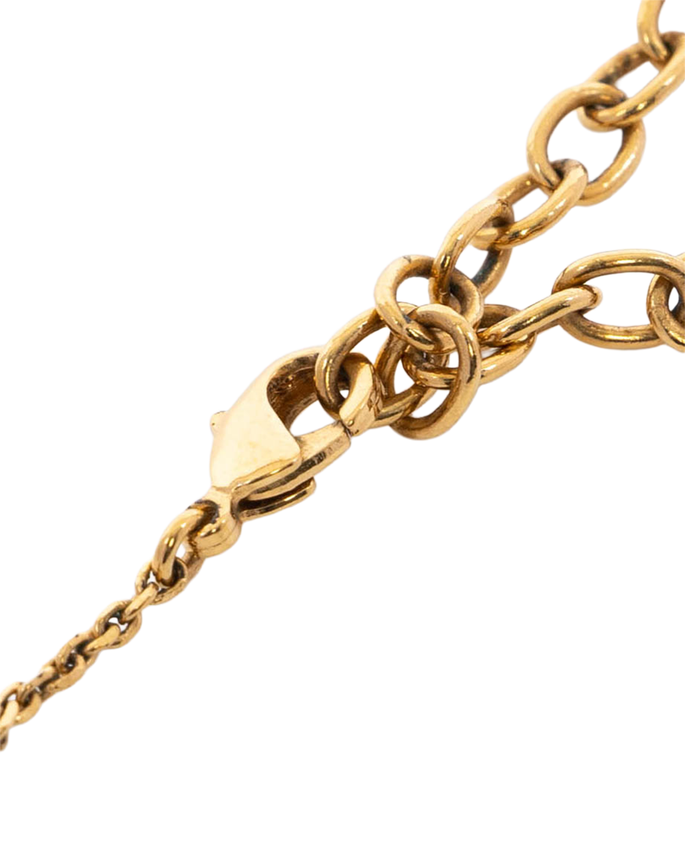 LV LV & ME NECKLACE GOLD S LETTER GHW M61074 03835