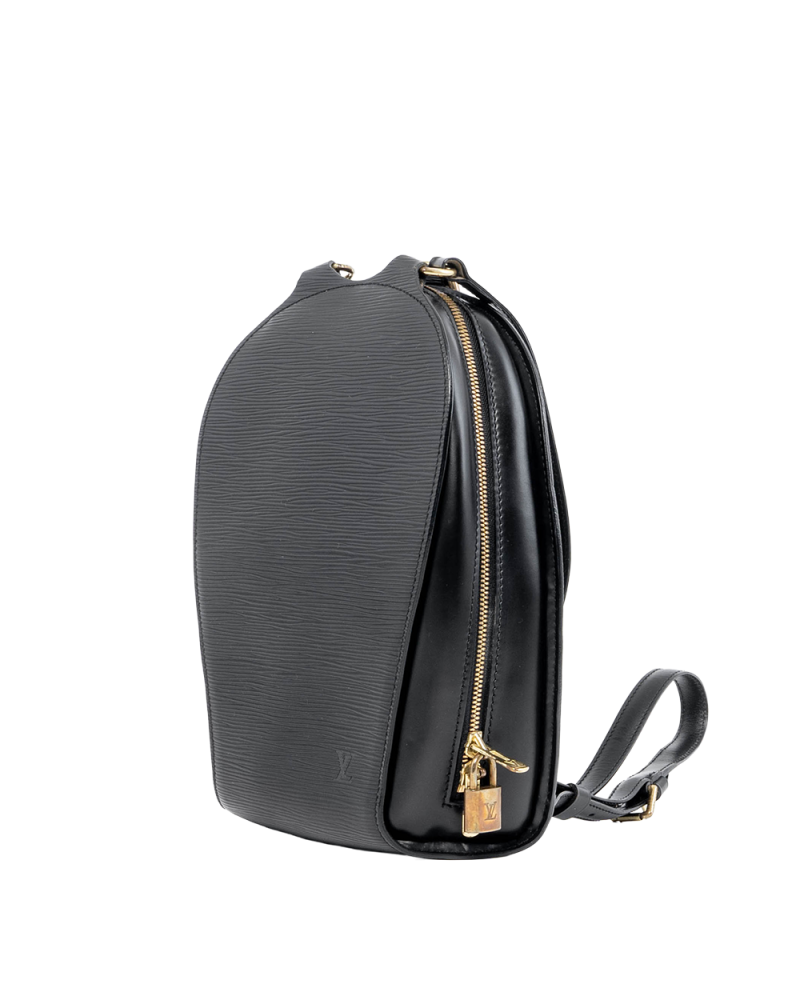 LV MABILLON BACKPACK BLACK EPI GHW 02392