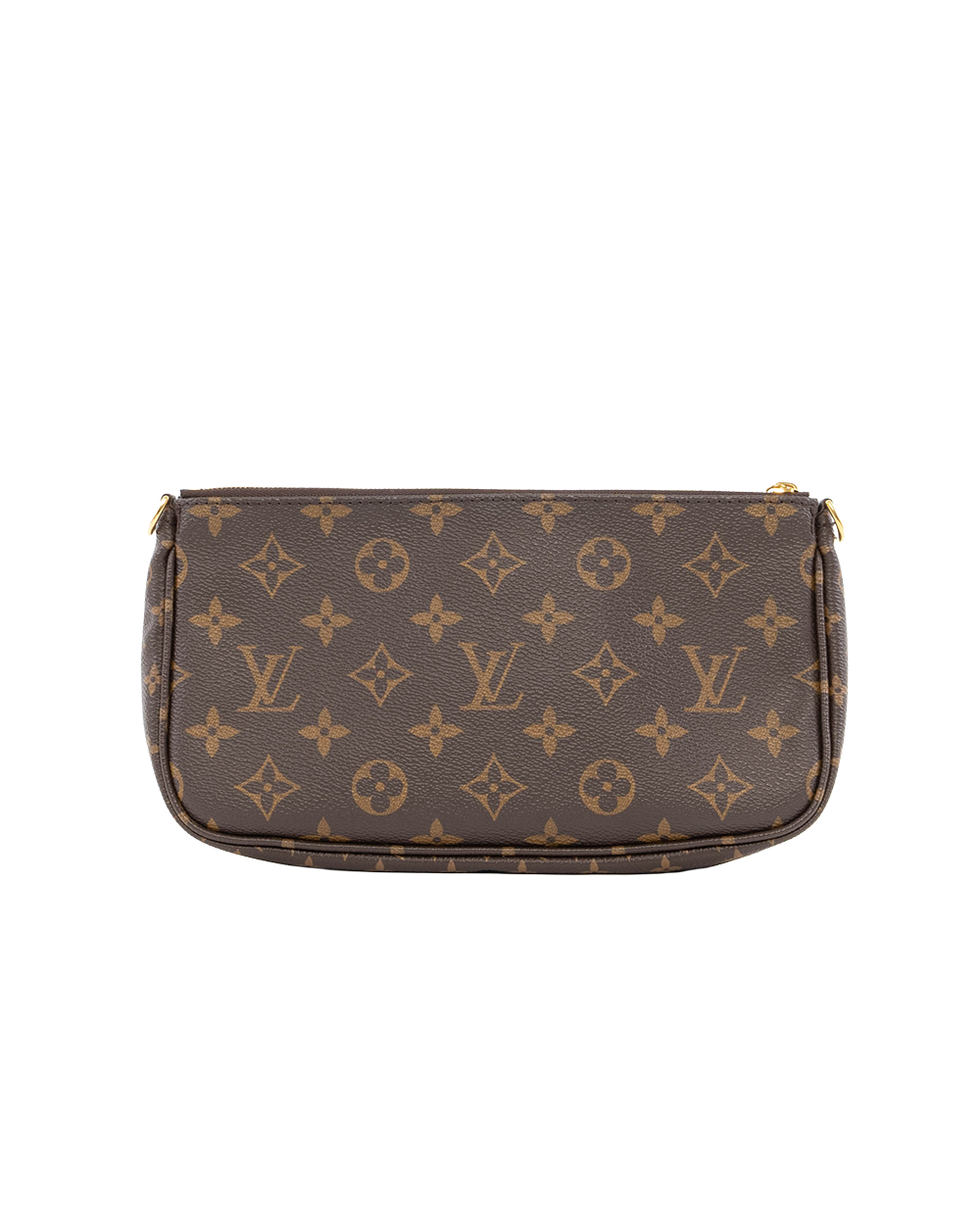 LV MULTI POCHETTE BROWN MONOGRAM CANVAS GHW MICROCHIP 2481
