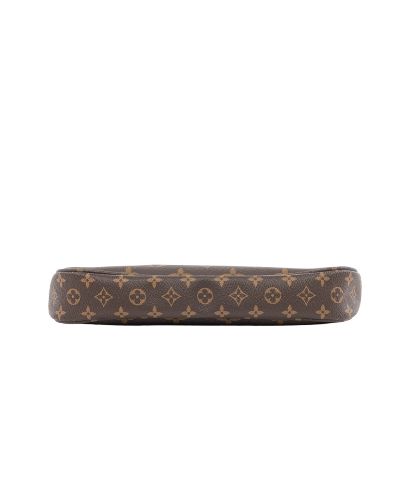 LV MULTI POCHETTE BROWN MONOGRAM CANVAS GHW MICROCHIP 2482