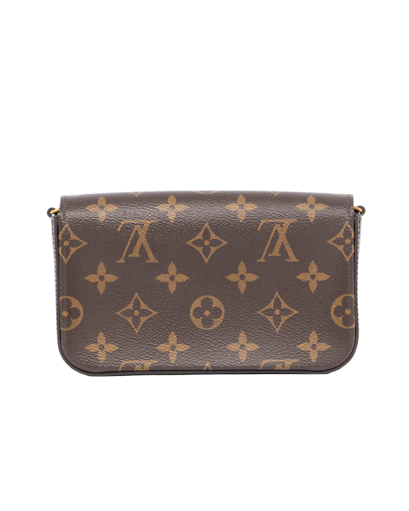 LV MULTI POCHETTE FELICIE BROWN MONOGRAM CANVAS GHW MI5200 3127
