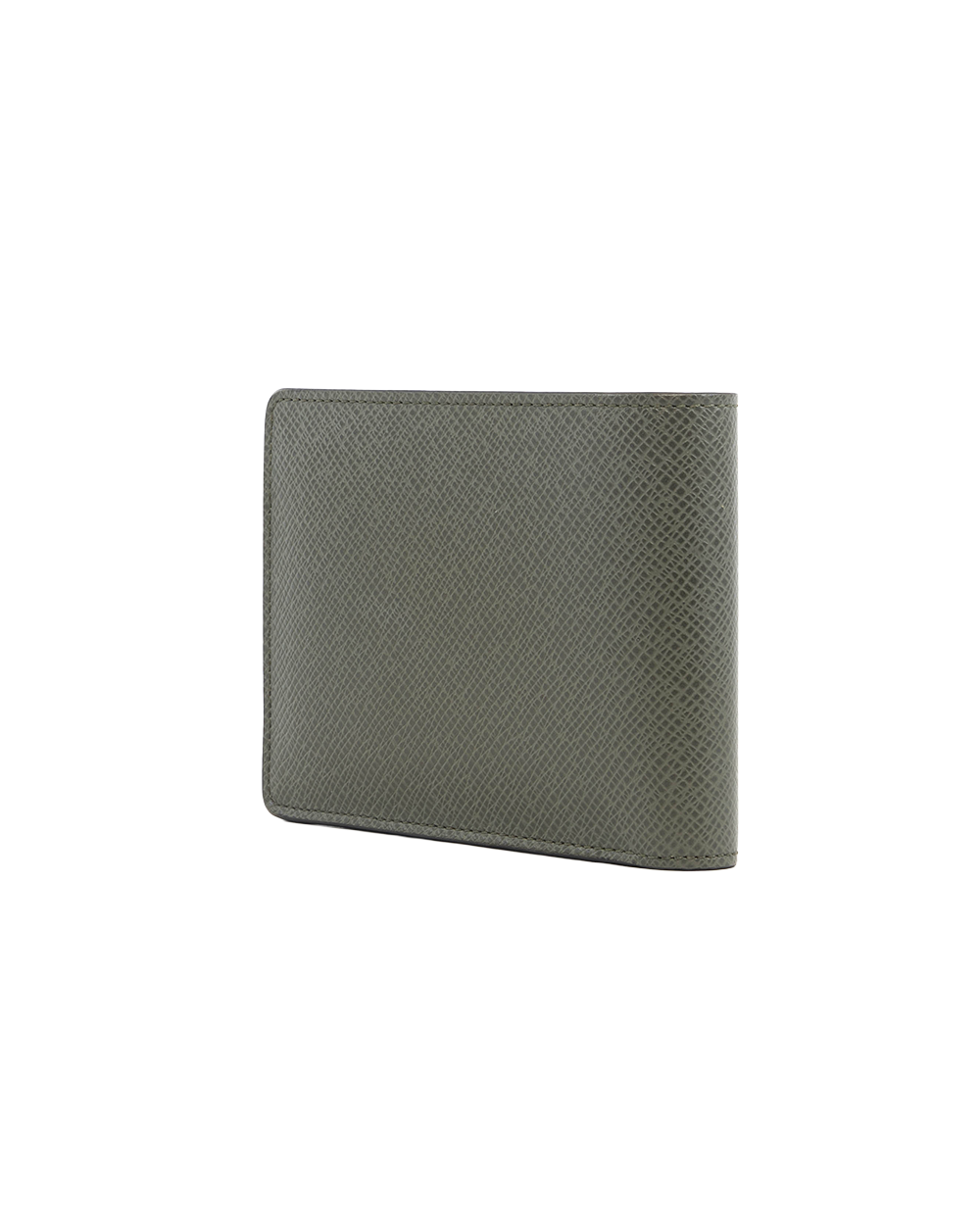 LV MULTIPLE WALLET SHORT BLACK GREEN CALF MICROCHIP 5491