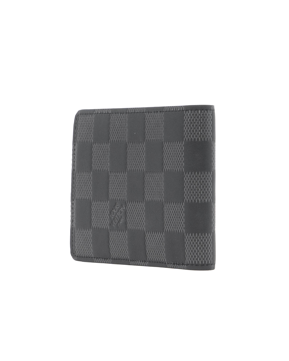 LV MULTIPLE WALLET SHORT GRAPHITE DAMIER CALF 6144