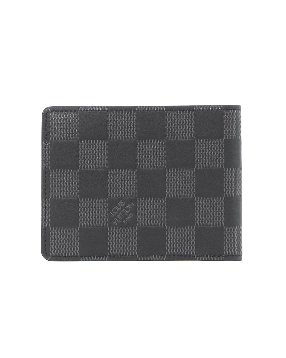 LV MULTIPLE WALLET SHORT GRAPHITE DAMIER CALF 6145