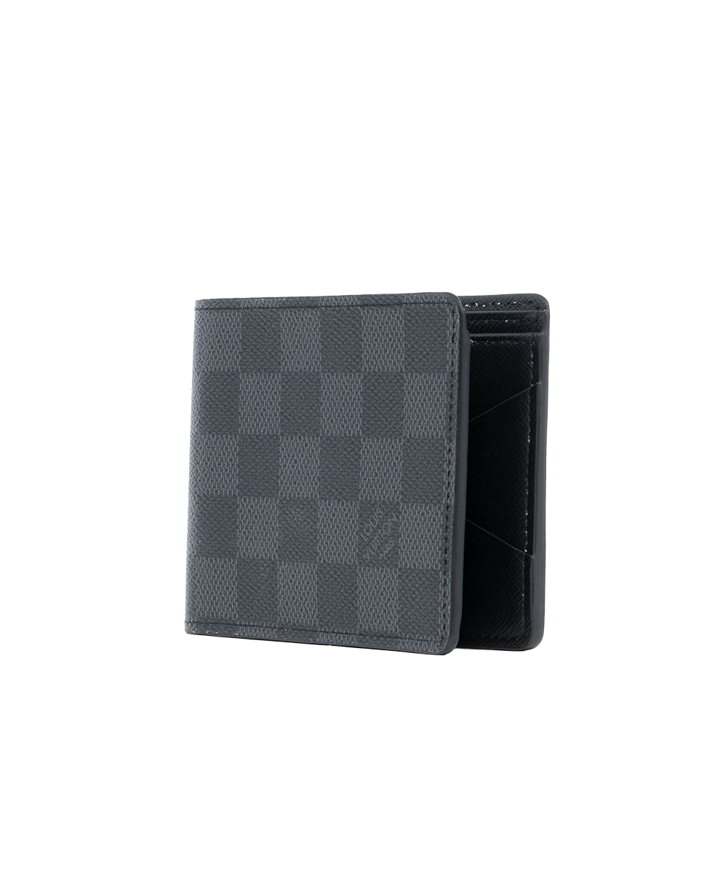 LV MULTIPLE WALLET SHORT GRAPHITE DAMIER CANVAS MICROCHIP 1222