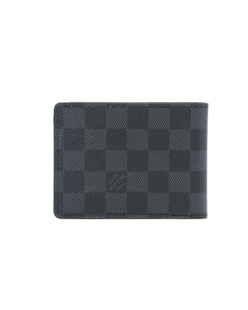 LV MULTIPLE WALLET SHORT GRAPHITE DAMIER CANVAS MICROCHIP 1224