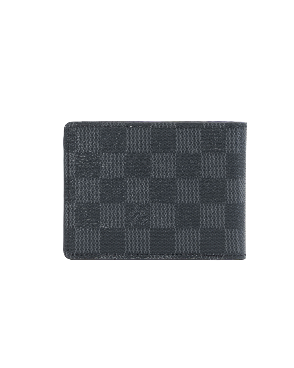 LV MULTIPLE WALLET SHORT GRAPHITE DAMIER CANVAS MICROCHIP 1224