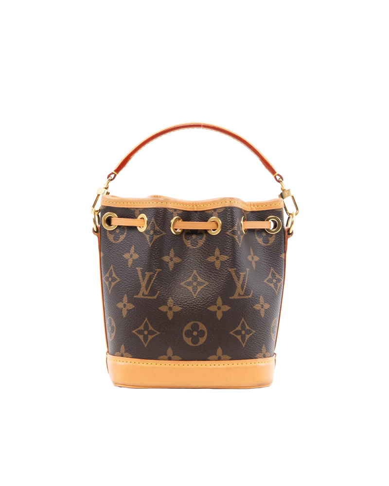 LV NEONOE BB BROWN MONOGRAM CANVAS GHW MICROCHIP 0603