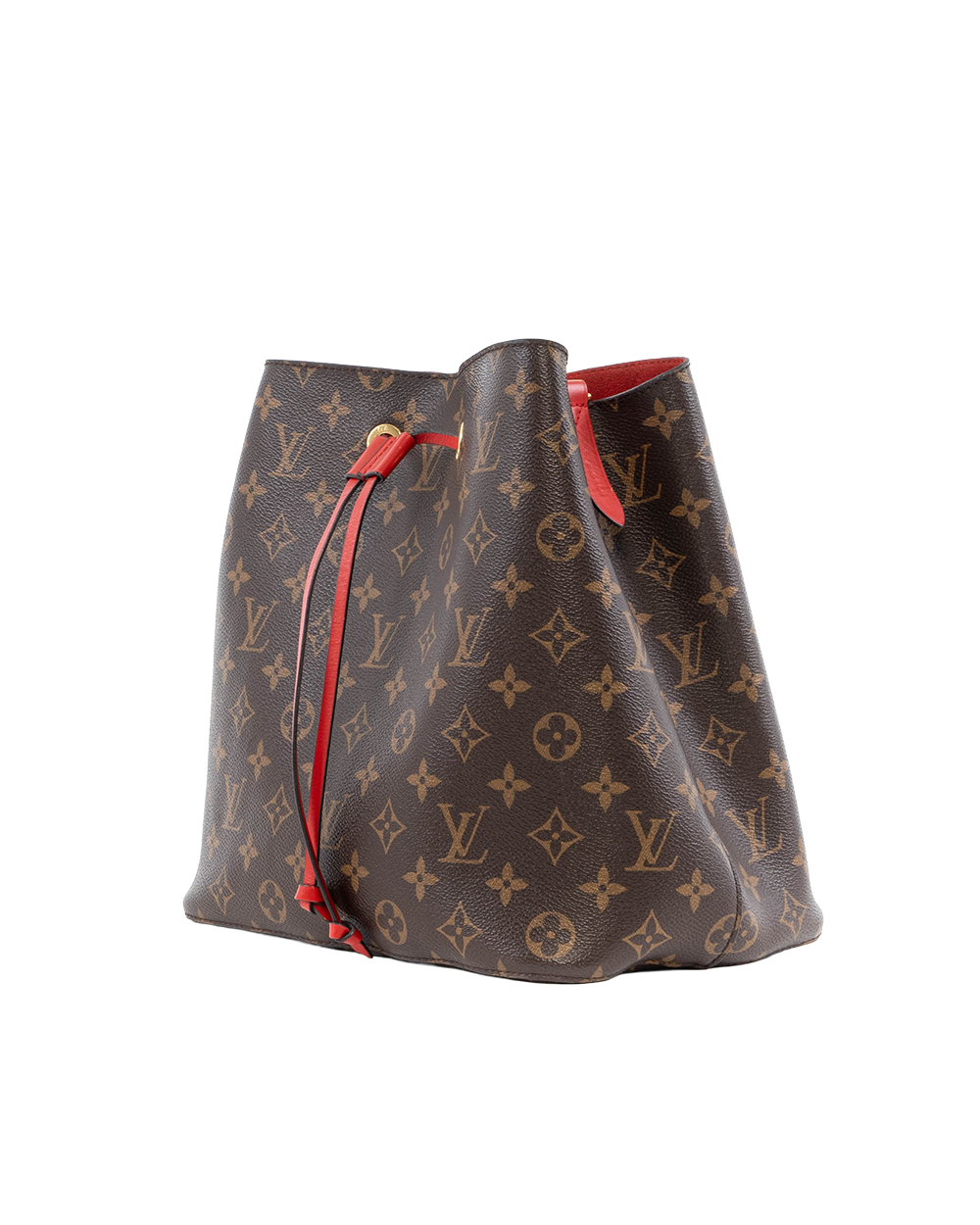 LV NEONOE BROWN RED MONOGRAM CANVAS GHW DC2199 3571