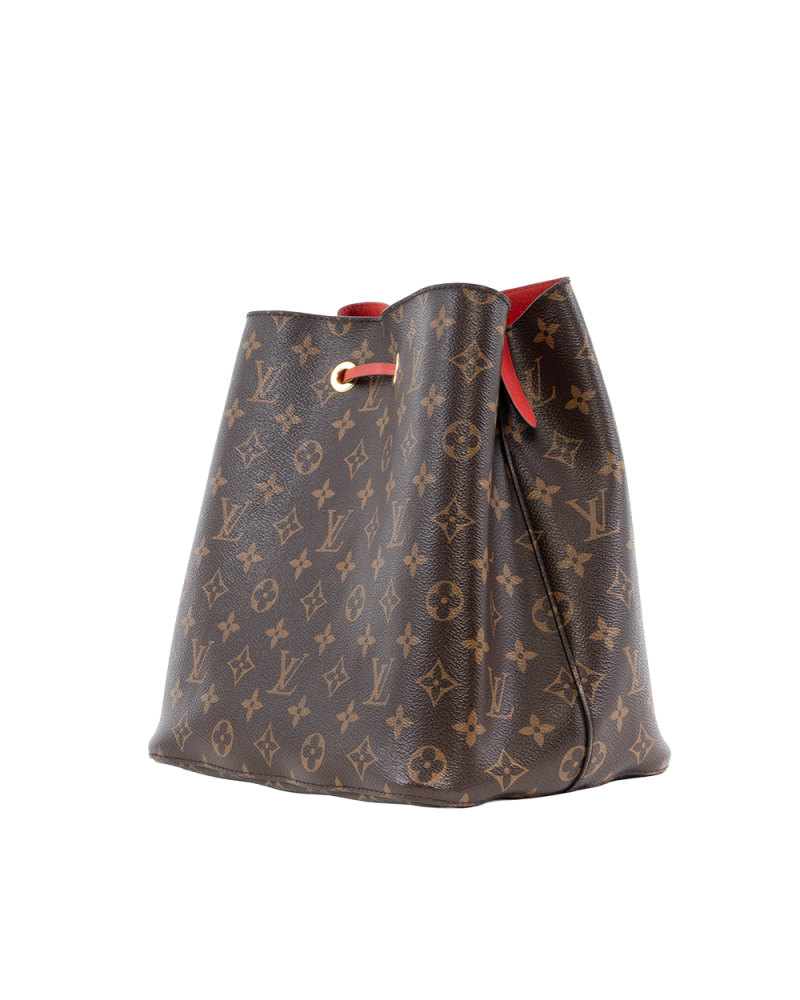 LV NEONOE BROWN RED MONOGRAM CANVAS GHW DC2199 3572
